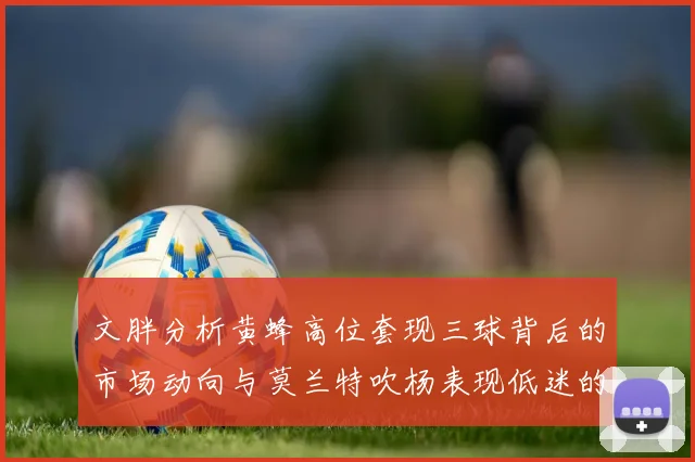 文胖分析黄蜂高位套现三球背后的市场动向与莫兰特吹杨表现低迷的影响